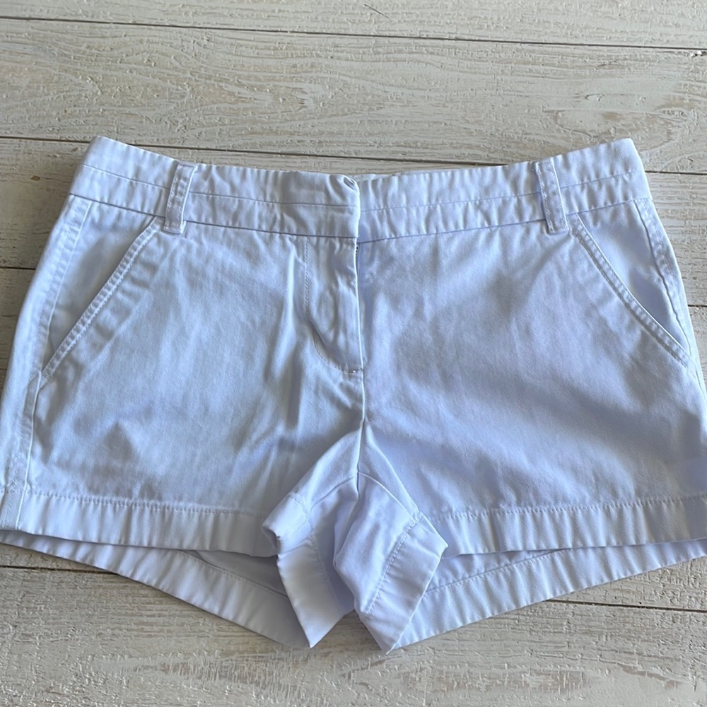 J.Crew Chino Shorts White Size 2